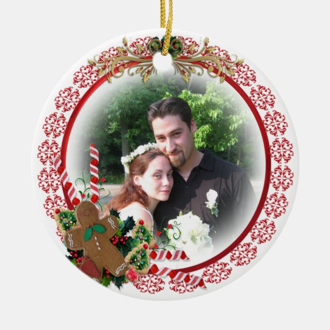 Ornamento de nuestra primera Navidad juntos (Frente)