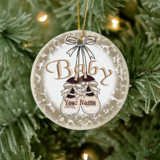 Ornamento de nuestros zapatos de bebé (Árbol)