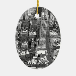 Ornamento de Nueva York personalizado recuerdo de