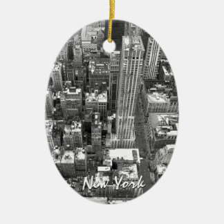 Ornamento de Nueva York personalizado recuerdo de