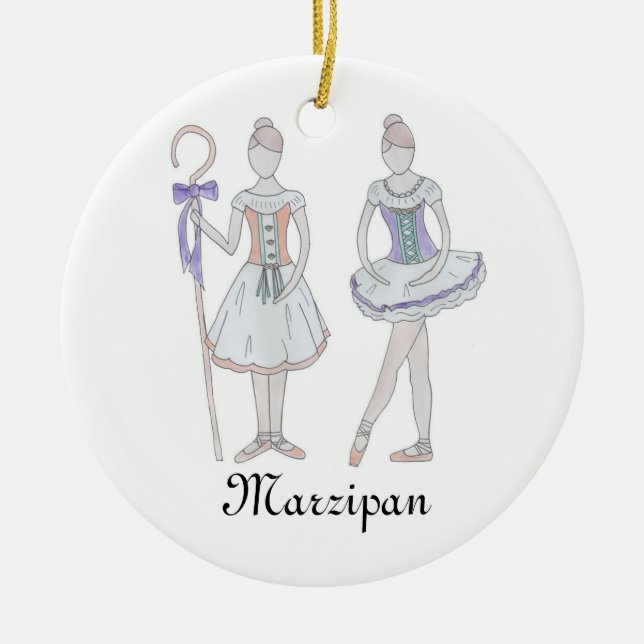 Ornamento de nutcracker Marzipan Keepsake (Frente)