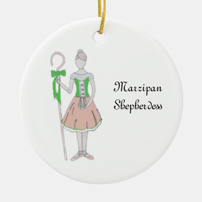 Ornamento de nutcracker Marzipan Keepsake (Frente)