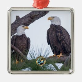Ornamento de objetivos de pareja SWFL Eagle Cam