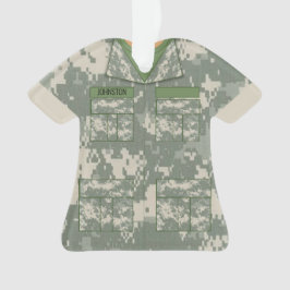 Ornamento de ocupación personal uniforme militar