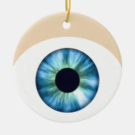 Ornamento de ojos azules