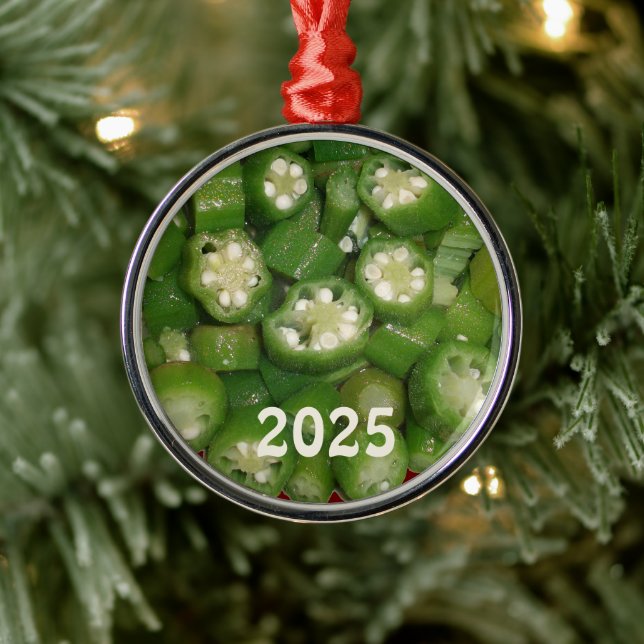 Ornamento de Okra en rodajas (Árbol)