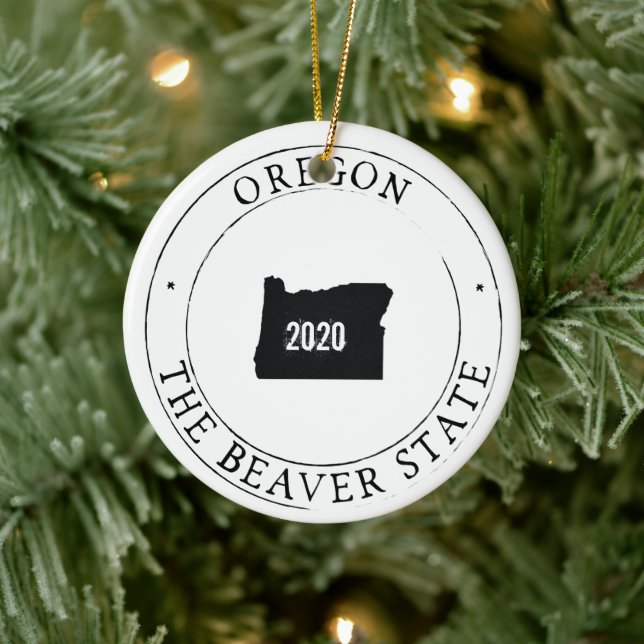 Ornamento de Oregon personalizado (Árbol)