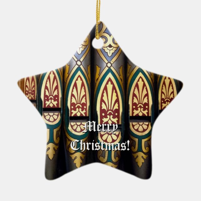 Ornamento de órganos navideños (Frente)