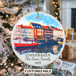 Ornamento de Oslo personalizado, regalo de Dinamar