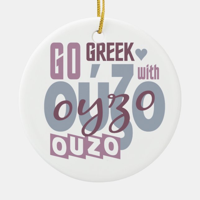 Ornamento de Ouzo (Frente)
