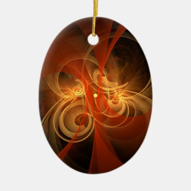 Ornamento de ovalación artística del arte de la ma (Frente)