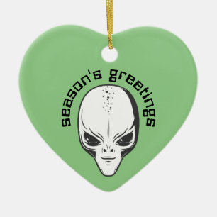 Ornamento de OVNI Extraterrestre de Ciencia Ficció