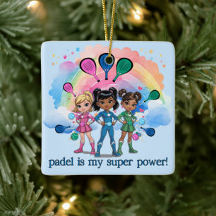 ORNAMENTO DE PADEL – SUPERHÉROES DE PADEL AZUL