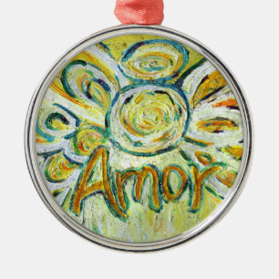 Ornamento de palabras de ángel Inspirador Amor