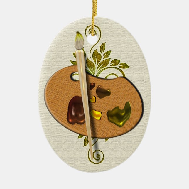 Ornamento de Pallette de los artistas (Frente)