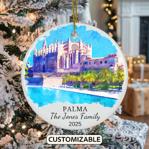 Ornamento de Palma personalizado, regalo de Mallor