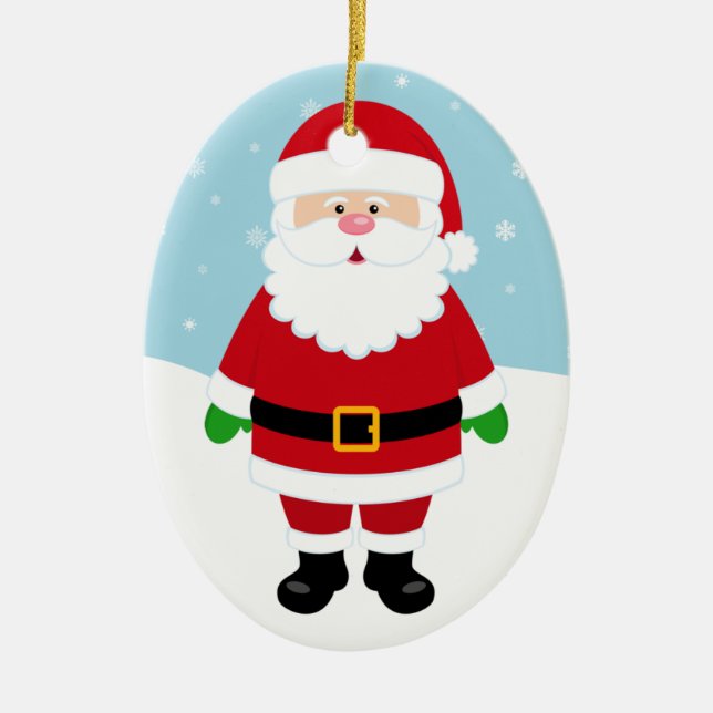Ornamento de Papá Noel (Frente)