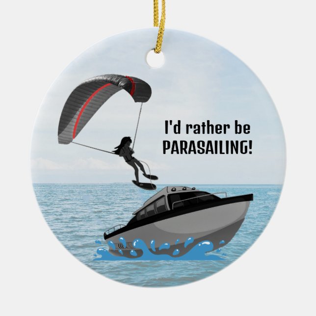 Ornamento de parascending personalizado (Frente)