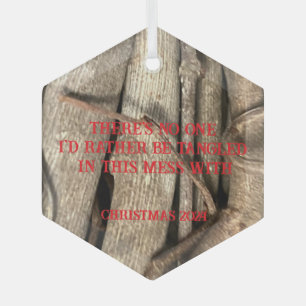 Ornamento de pareja humorística