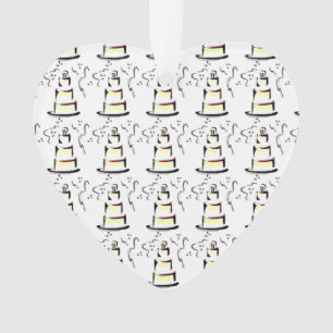 Ornamento de pastel de Boda de novia y Groom