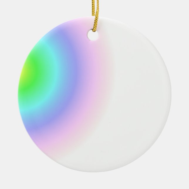 Ornamento de Pastel Swirls (Frente)