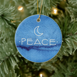 Ornamento de PAZ, CON MENSAJE PERSONALIZADO DE REG