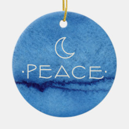 Ornamento de PAZ, CON MENSAJE PERSONALIZADO DE REG