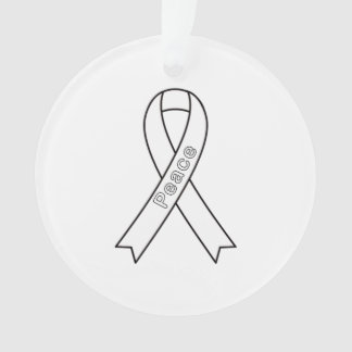 Ornamento de paz de la cinta de opciones