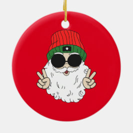 Ornamento de paz de navidades 2023