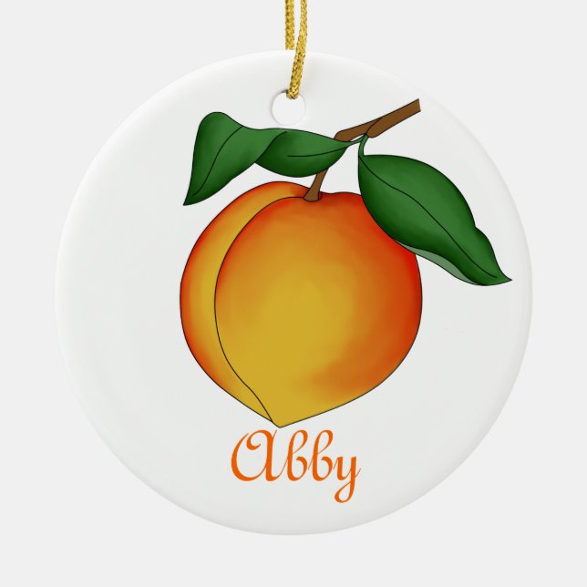 Ornamento De Peach Juicy (Frente)