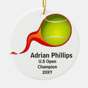 ornamento de pelota de tenis