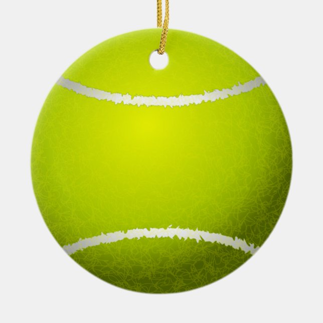ornamento de pelota de tenis (Frente)