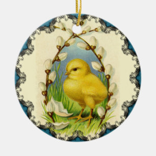 Ornamento de pequeño pollo