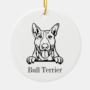 Ornamento de perro Bull Terrier