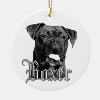 Ornamento de perro de Boxer