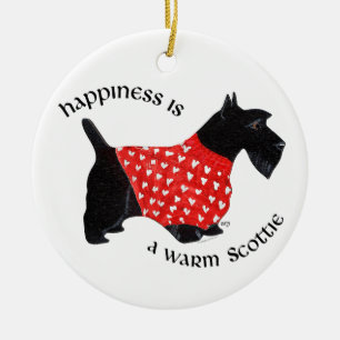 Ornamento de perro de Escocia
