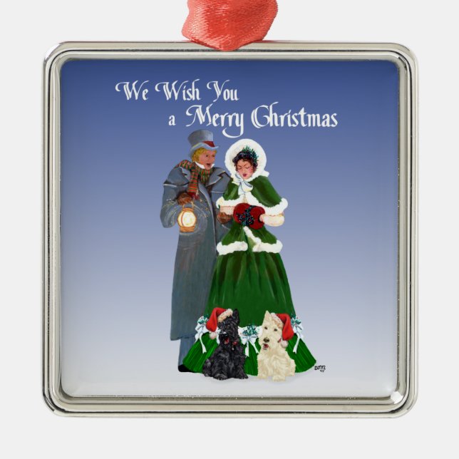 Ornamento de perro de Escocia (Frente)