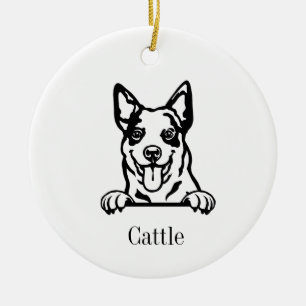 Ornamento de perro de ganado vacuno australiano