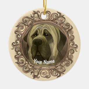Ornamento de perro de Mastiff