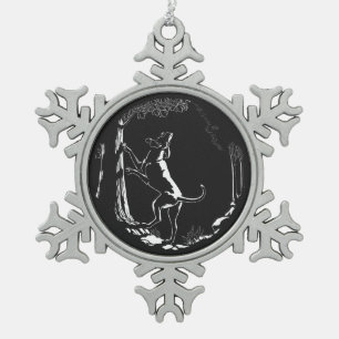 Ornamento de perro perro perro de caza Decoración 