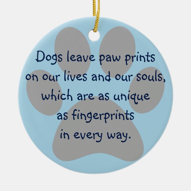 Ornamento de perro personalizado con foto de masco (Frente)