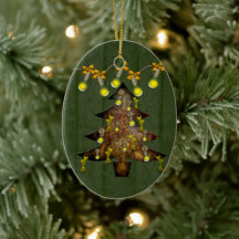 Ornamento de Personalizable de árbol Metalizado St