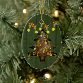 Ornamento de Personalizable de árbol Metalizado St