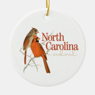 Ornamento de personalizable de Carolina del Norte 