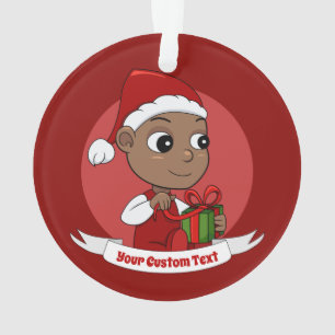 Ornamento de personalizado de bebé Navidades