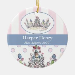 Ornamento de Personalizado de la Corona Jewel