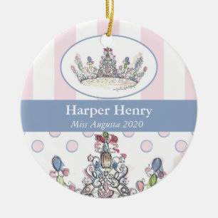 Ornamento de Personalizado de la Corona Jewel