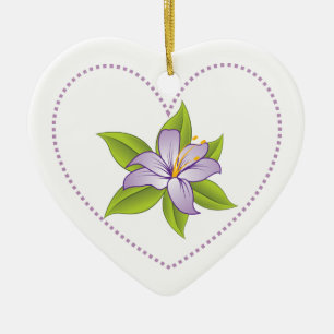 Ornamento de personalizado de lila púrpura Stargaz