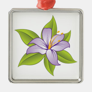Ornamento de personalizado de lila púrpura Stargaz