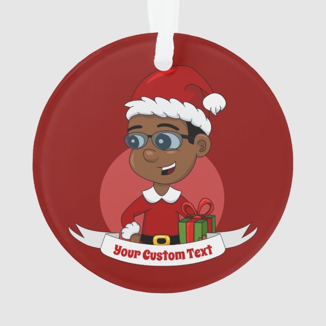 ornamento de personalizado de navidades (Reverso)